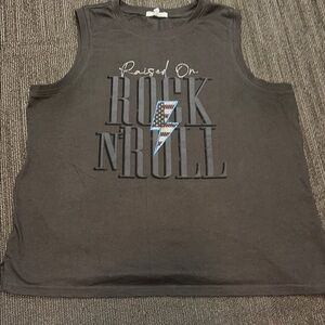 Maurices Gray Rock 'n' Roll Tank Top